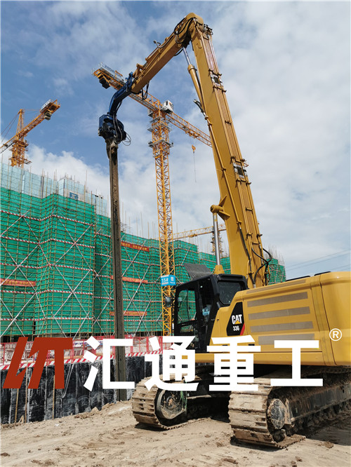 挖掘機(jī)打樁臂、打樁臂、打樁錘、挖掘機(jī)打樁臂廠家