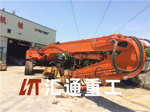 挖掘機(jī)打樁臂、打樁臂、打樁錘、挖掘機(jī)打樁臂廠家