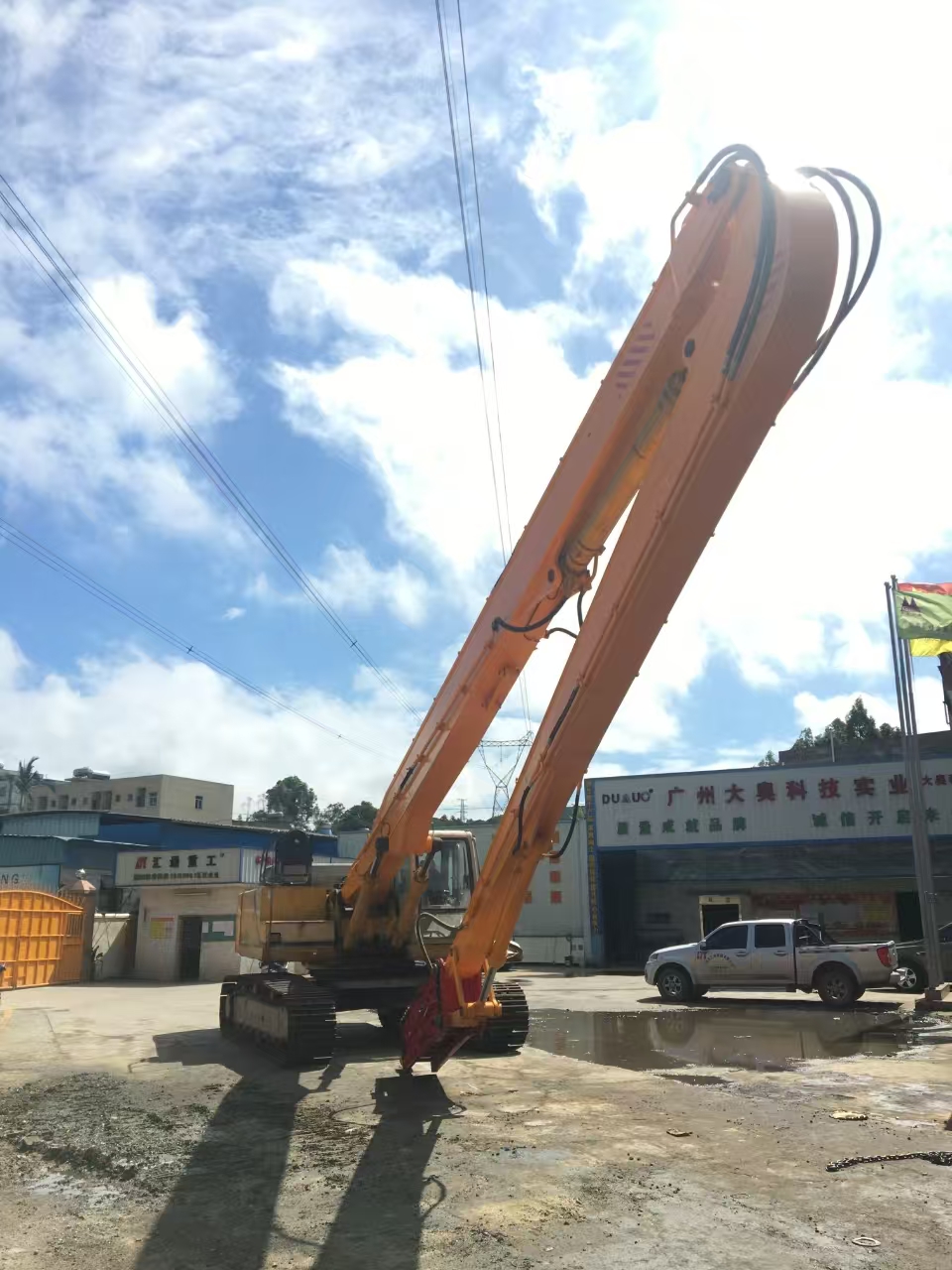 挖掘機(jī)打樁臂、打樁臂、打樁錘、挖掘機(jī)打樁臂廠家